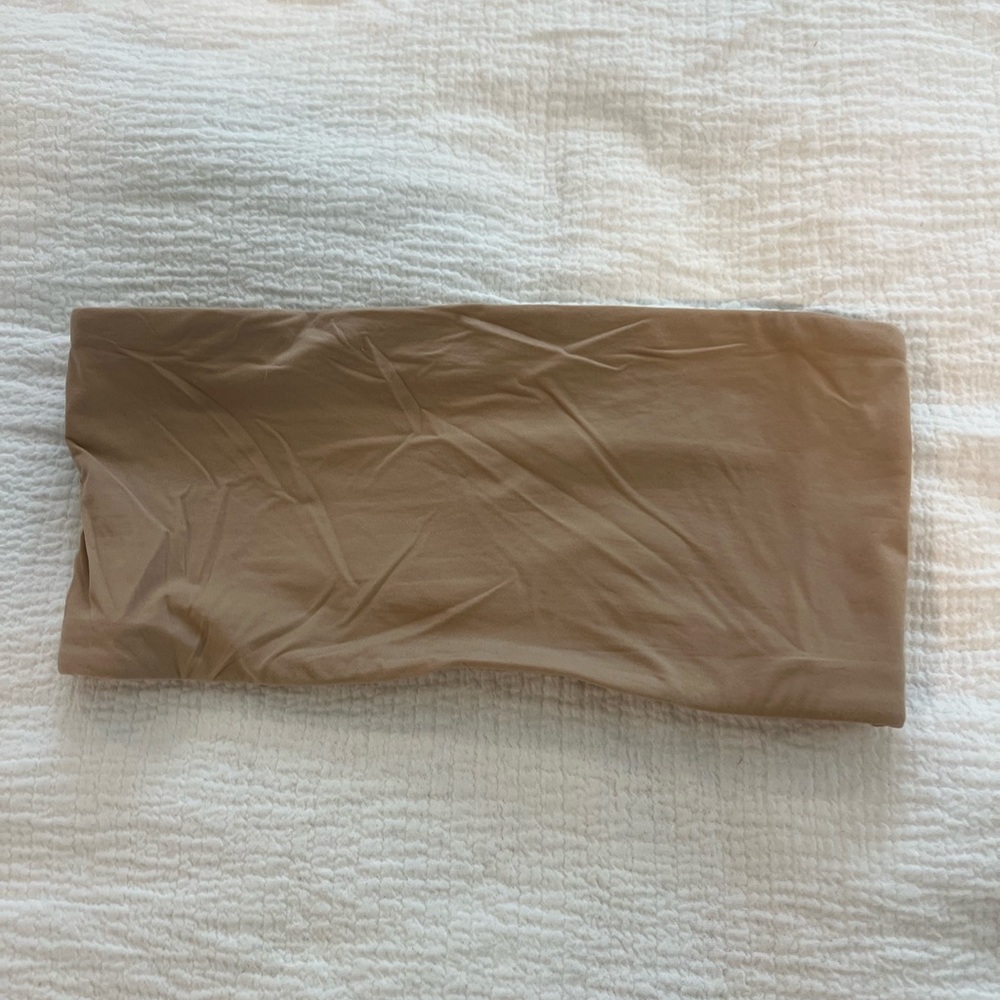 SKIMS Light Brown Tube Top